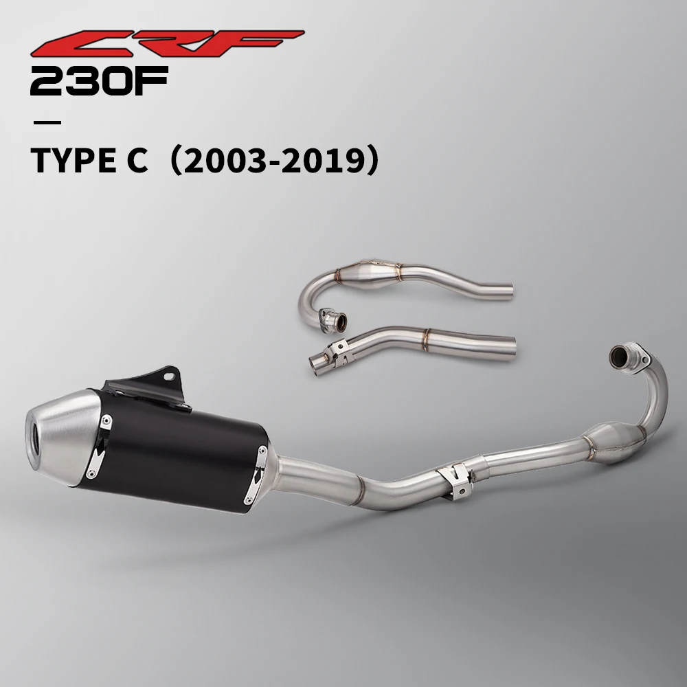 

For off-road CRF230 CRF230F(2003-2019) full range of motorcycle exhaust muffler full exhaust system