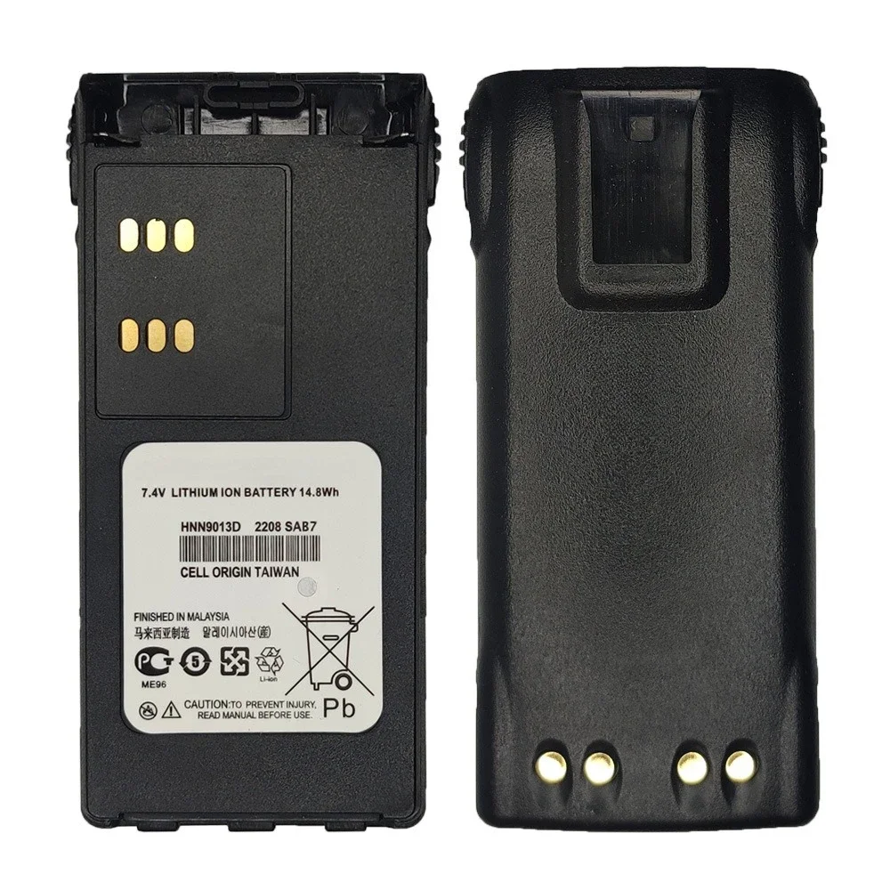 بطارية ليثيوم أيون متوافقة مع HNN9013D مع GP340 GP380 GP640 GP680 HT1250 HT750 GP328 PRO5150 MTX850 أجهزة راديو ثنائية الاتجاه تيار مستمر 7.4 فولت