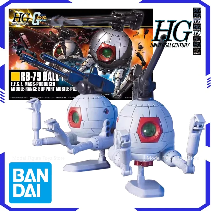 

Bandai Original Model Assembly Kit 1/144 HG-RB-79 Ball Twin Set Anime action character assembly model toy robot boy gift