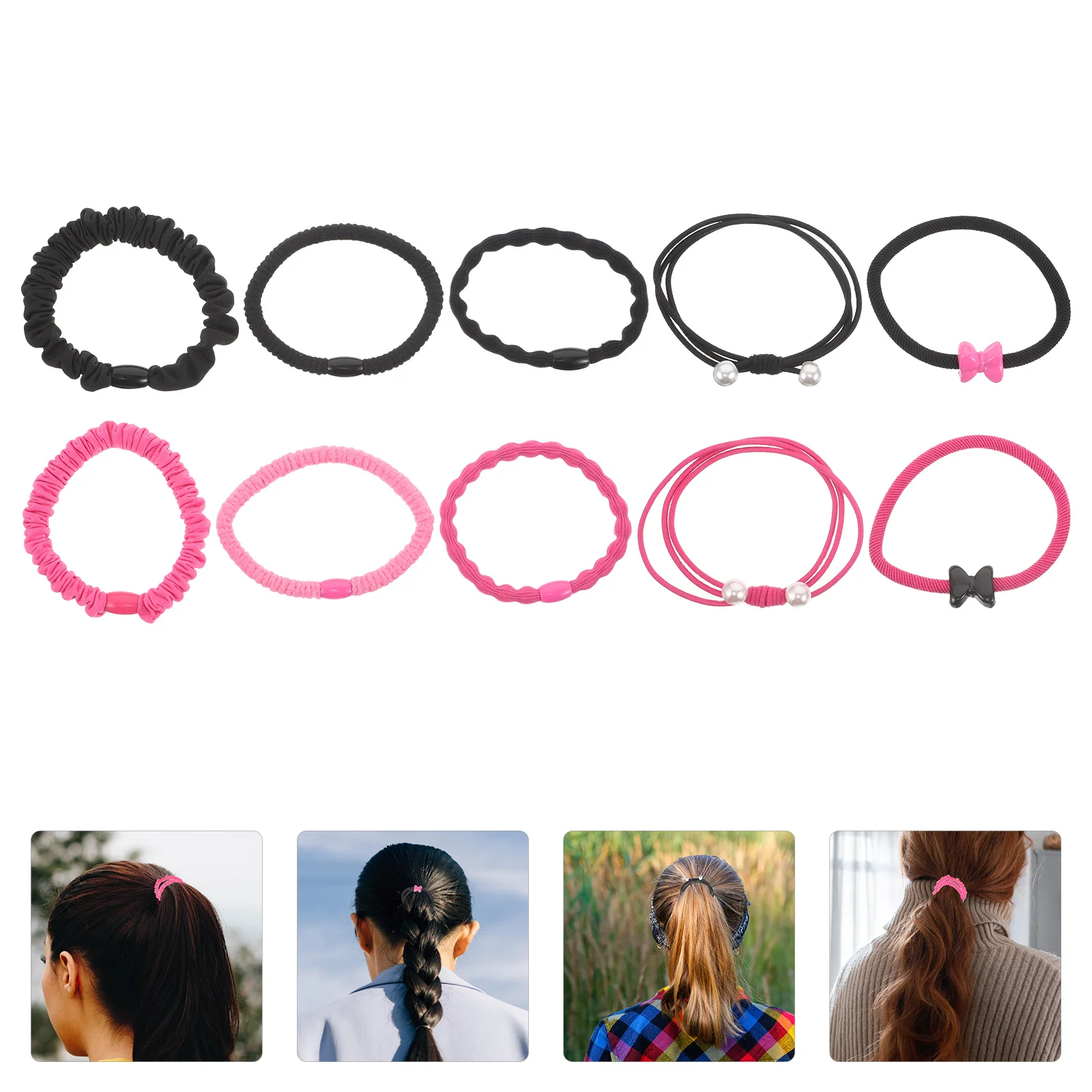 

20Pcs Girls Hair Accessories Set - Colorful Elastic Hair Ties with Strong Hold - Cute Scrunchies for Daily Wear Party Hairstyles
