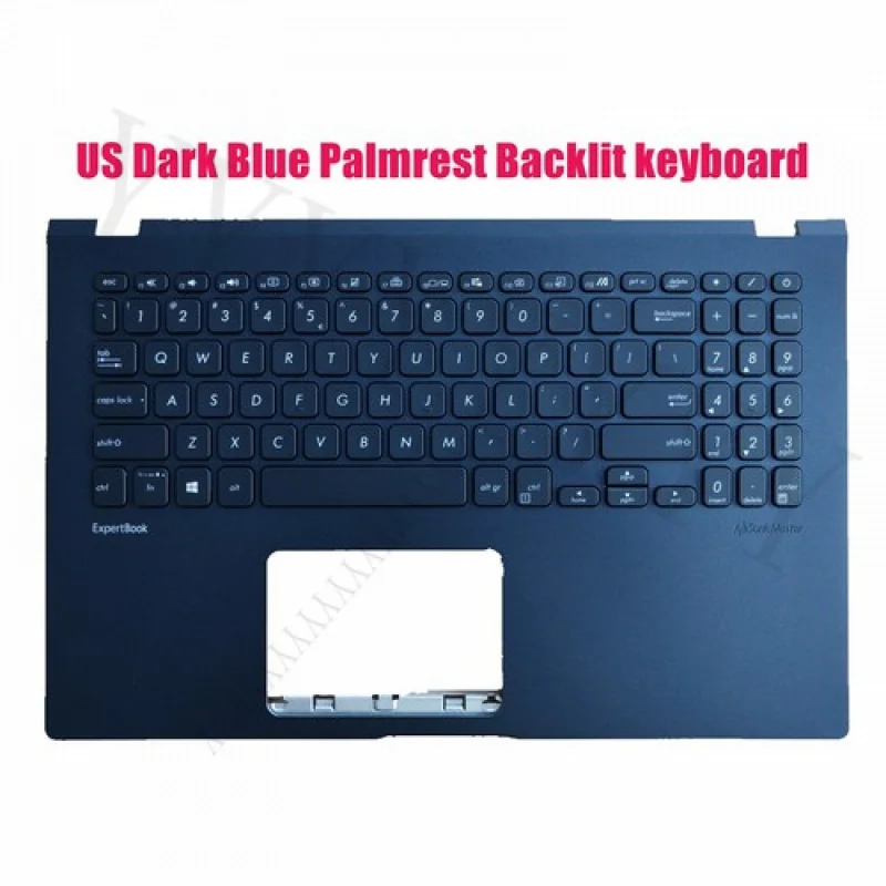 

Q США Темно-синяя клавиатура с подсветкой для рук для Asus ExpertBook P1510CDA