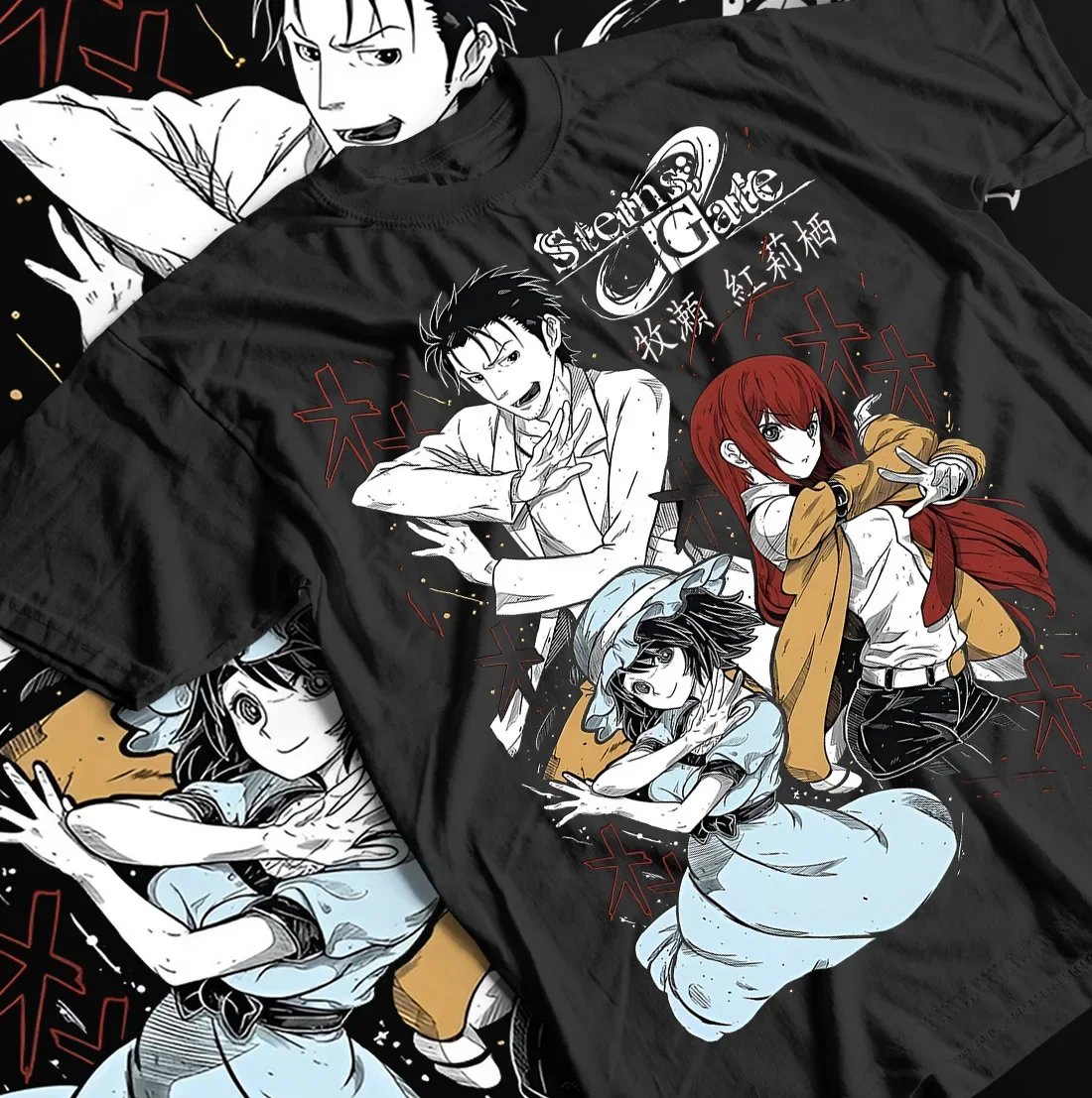 Manga Top Anime Graphic T-Shirt, Steins Gate Kurisu Makise T-Shirt, All Sizes