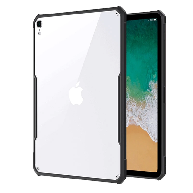 Transparent Tablet Case For iPad Pro 12.9 2020 2021 2022 Case Soft TPU Shockproof Cases Ultra ThinTablet Protective Cover funda