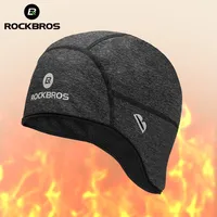 ROCKBROS Winter Bike Caps Windproof Thermal Fleece Cycling Hats MTB Bicycle Cap Ski Riding Motorcycle Hat Bandana Helmet Liner