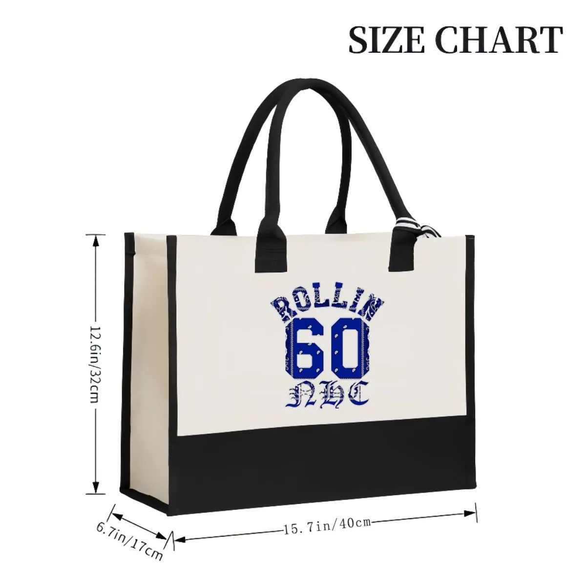 ثلاثة 2026 جديد وصول موضة عملية واسعة قابلة لإعادة الاستخدام حمل حقيبة نمط طباعة 2 لهجة الثقيلة حقيبة كتف كبيرة ل #3