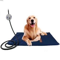 PET Dog Heating Pad,Indoor Pet Heating Pads for Cats Dogs with Chew Resistant Cord, Long-Time Working Electric Pet Heated Mat