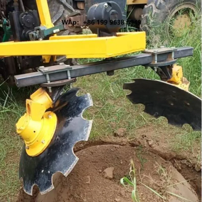 Agricultural Circular Ridger Planting Machine / Tractor Drive Yam Heap Making Machine/Tractor Pto Drive Soil Pile ridge Machine