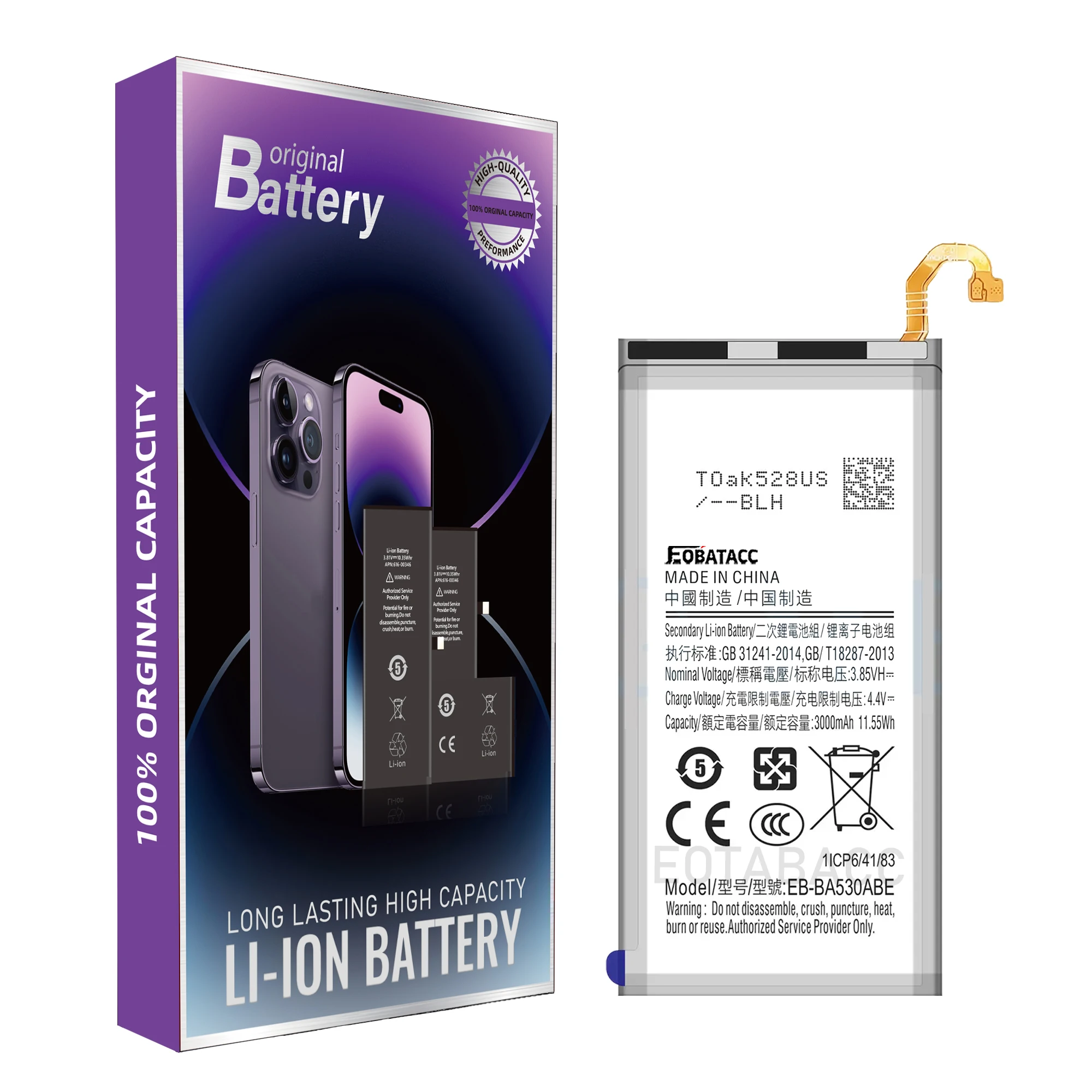 2025 سنة العلامة التجارية الجديدة EB-BA530ABE 3000mAh بطارية لسامسونج غالاكسي A8 2018 A530 SM-A530 A530F A530K/L/S/W بطاريات + أدوات #3