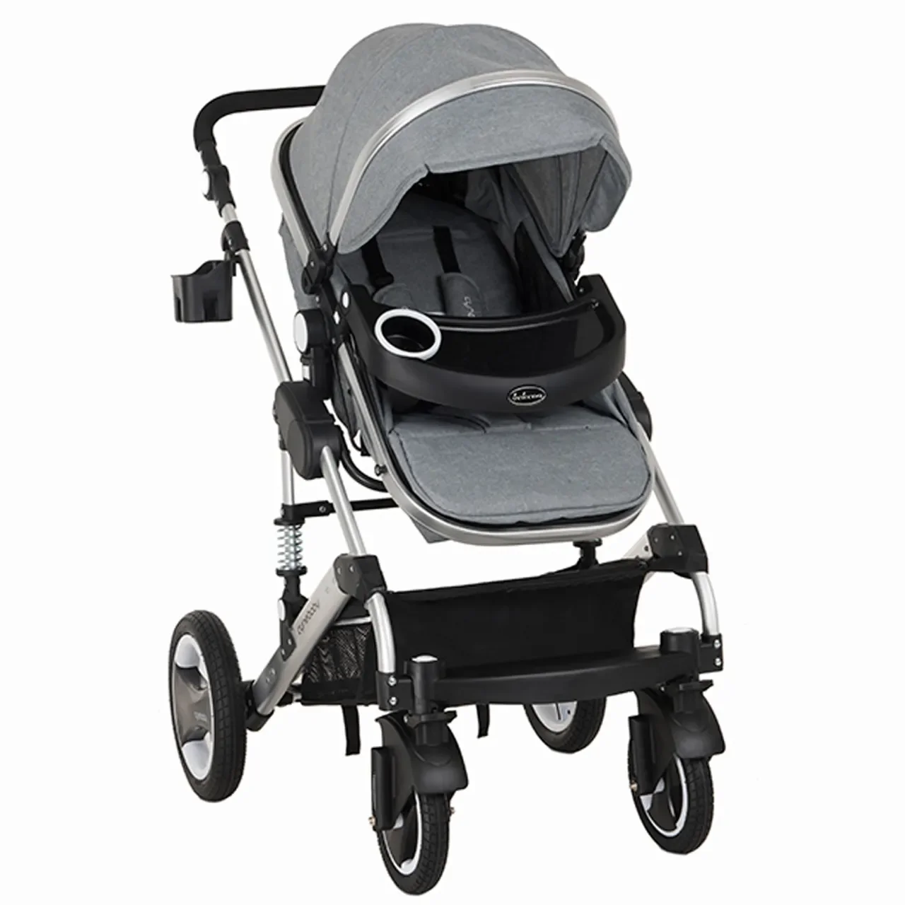 wholesale lightweight Foldable luxury detachable seats traveling wagon baby buggy 3 in 1 stroller Folding baby stroller