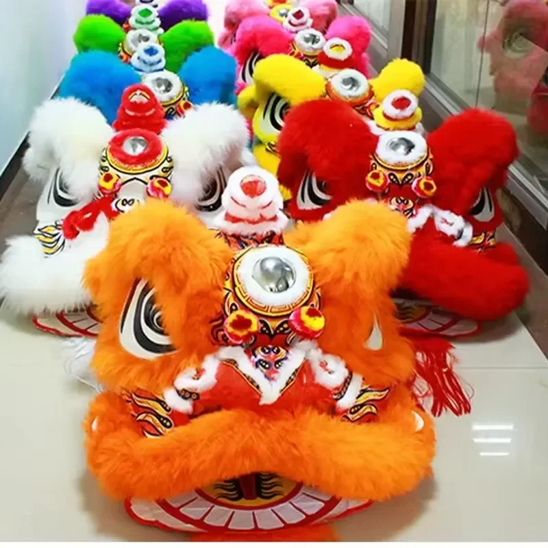 Chinese traditional adult plush lion dance costume - Chinese martial arts performance costume made in China