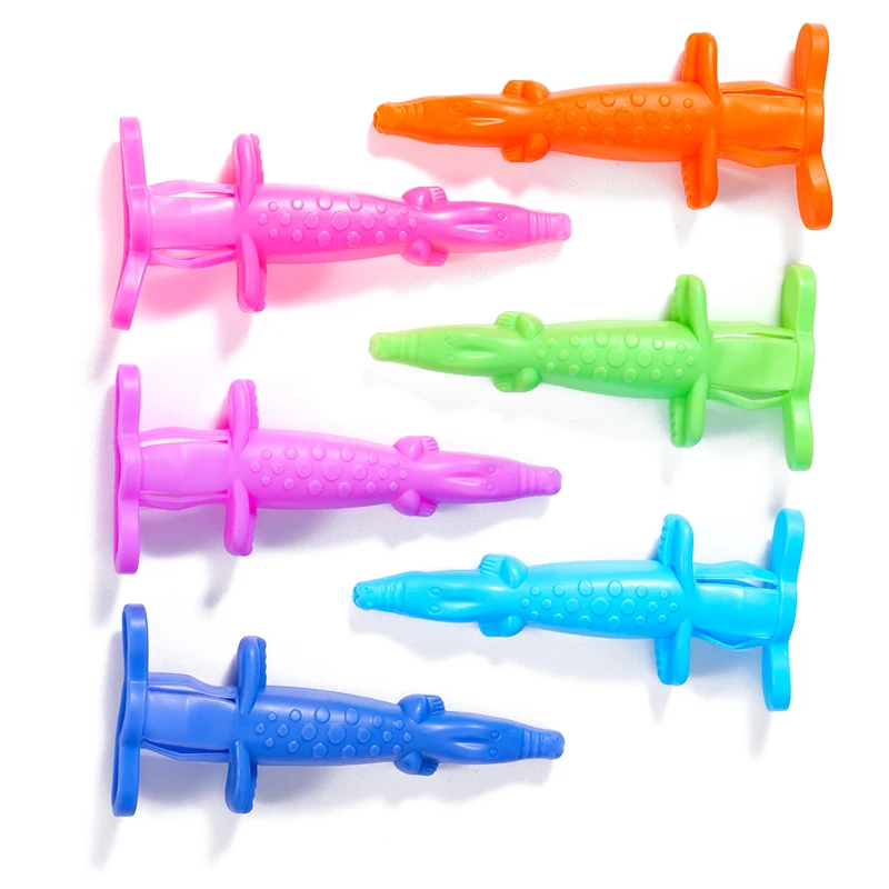

6Pcs Reusable Dental Syringe Sleeve Crocodile Shaped Surgical Injector Protective Cover Tool Instrument