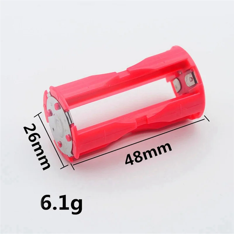 WORTHOWN-10 Pezzi Adattatore per Batteria Parallelo Supporti per Batteria Riutilizzabili Antiruggine Comodo Convertitore di Dimensioni AAA a C