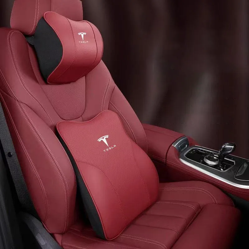 

Car Seat Headrest Restraint Auto Safety Head Neck Rest Relax Pillow For Tesla Model 3 Model S Model X Model Y Roadster SpaceX