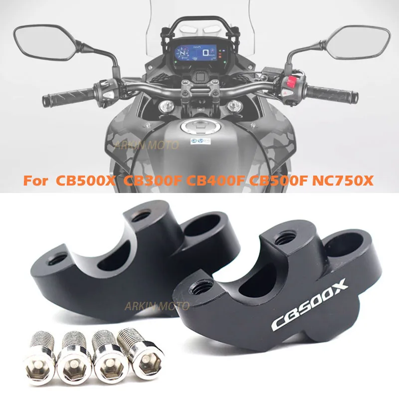 CB 500X For Honda CB500X CB500 X CB300F CB400F CB500F Motorcycle Handlebar Riser Up Backs Moves Bracket Kit Mount Clamp