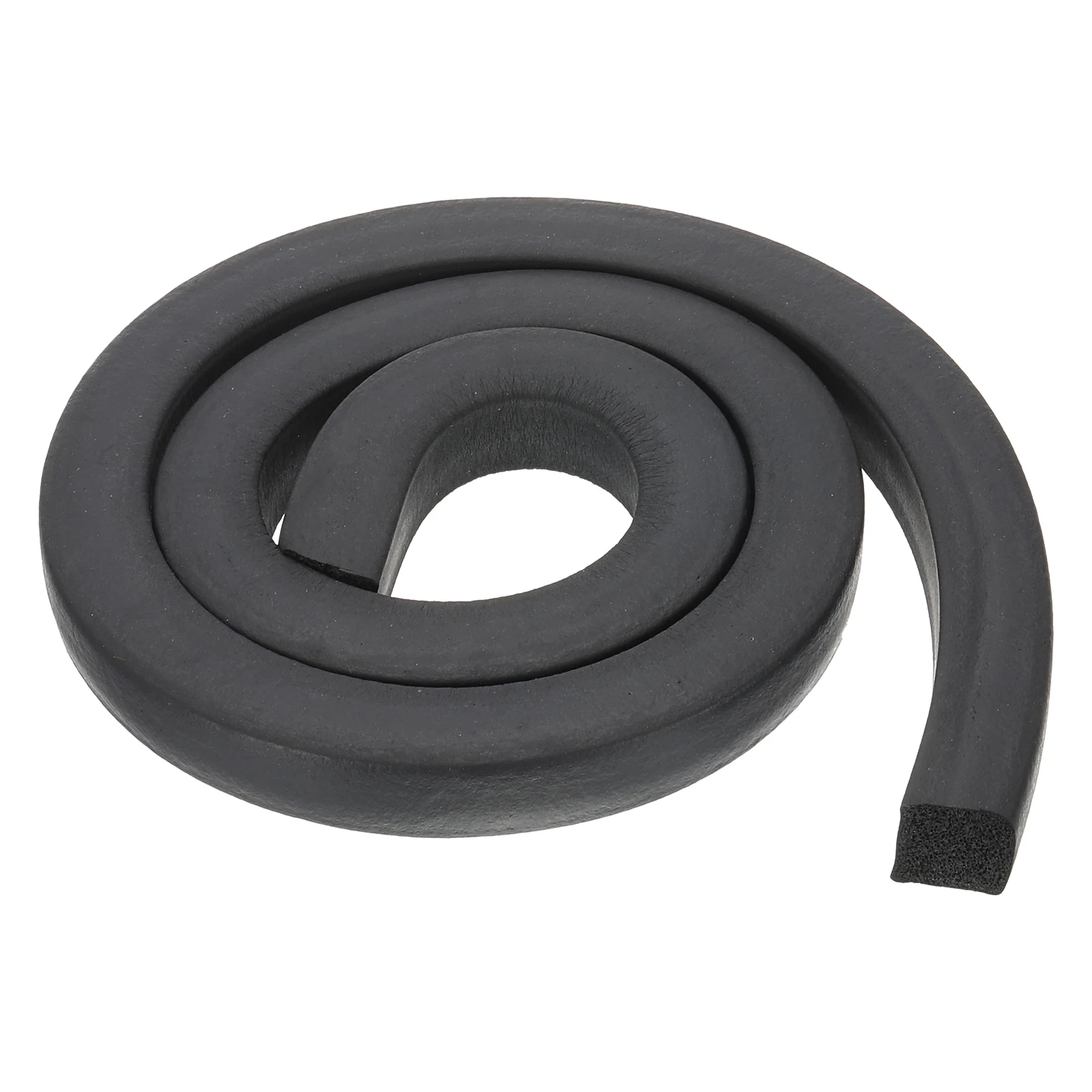 1/3M EPDM Weather Stripping Door Seal Soundproof Rubber Foam Seal Strip for DIY Gasket Sealing Door Window Insulation Black