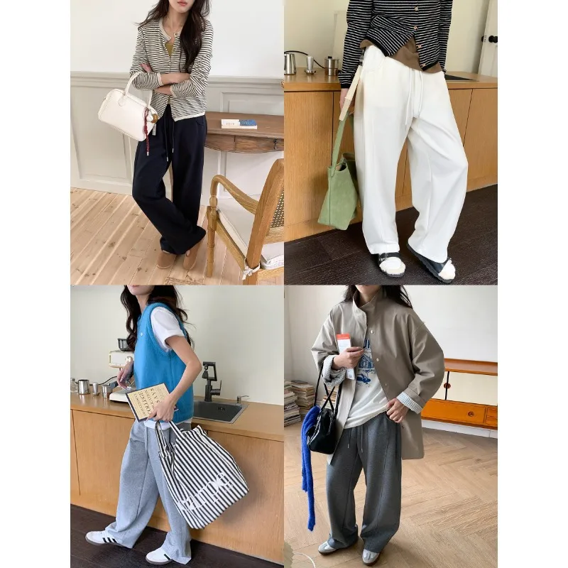 Early Autumn New Cotton Relaxation Bending Knife Cutting Sports and Leisure Pants