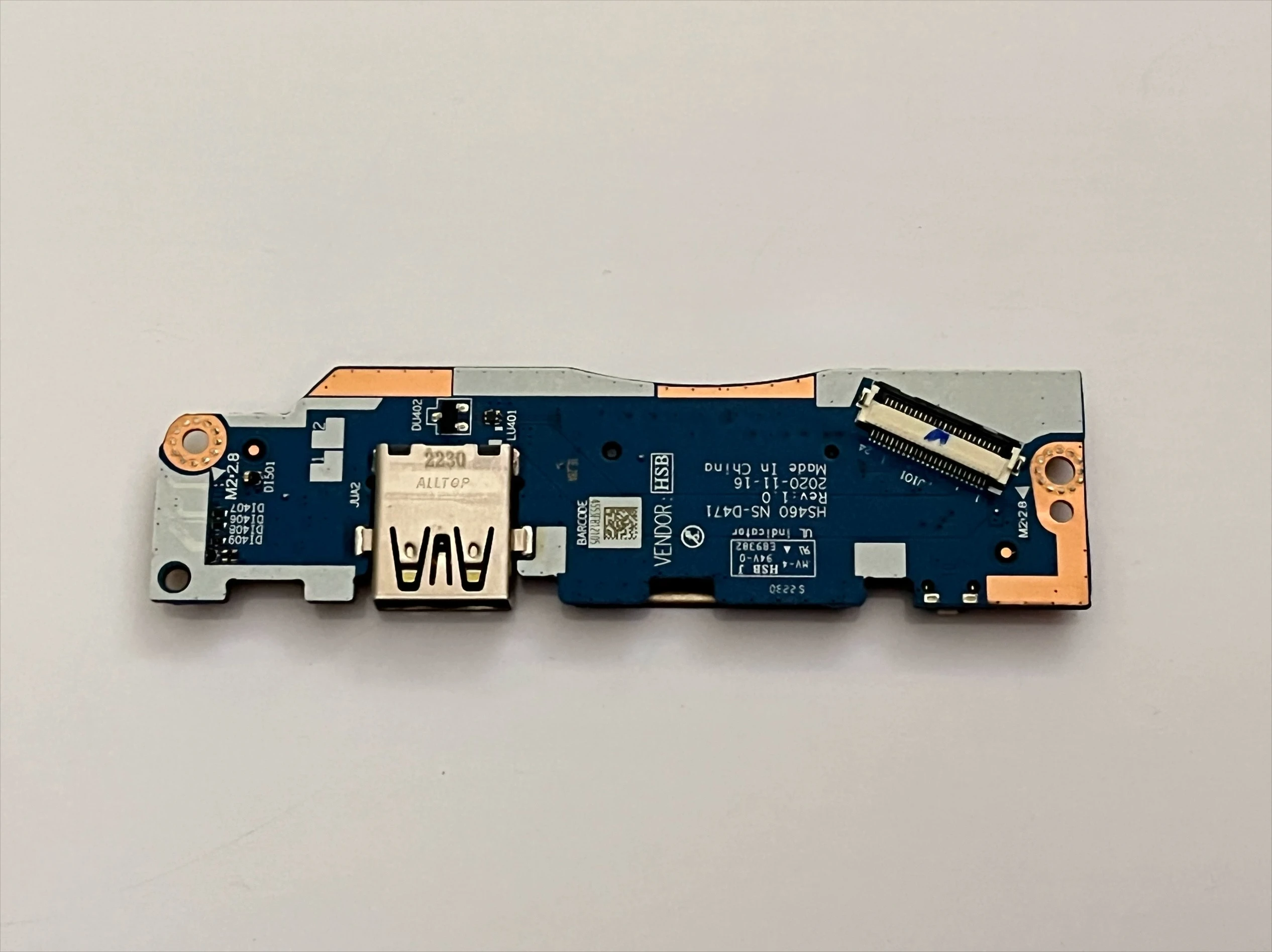 For Lenovo 14s 3 14ABA7 IdeaPad 1 14SALC USB board, switch board NS-D471