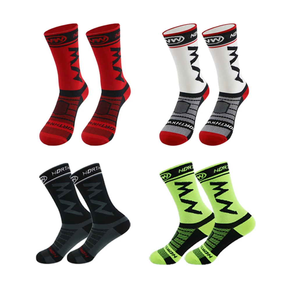 New Socks Seamless Anti Slip Cycling Socks Road Socks Outdoor Bike Compression Sport Socks
