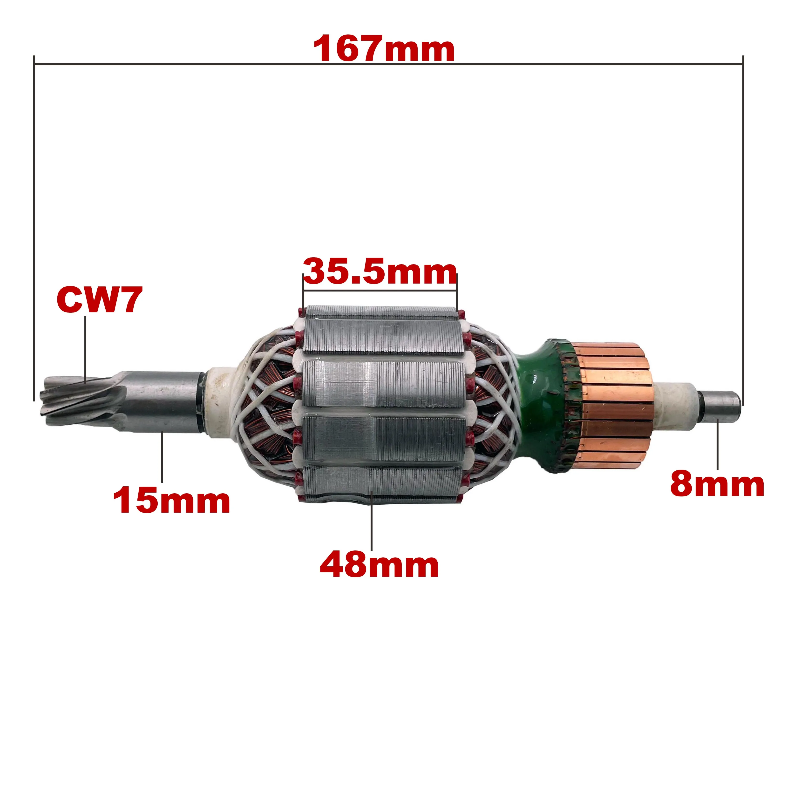 AC220V-240V Phần Ứng Cánh Quạt Mỏ Neo Thay Thế Cho Hilti Phá TE905 TE-905