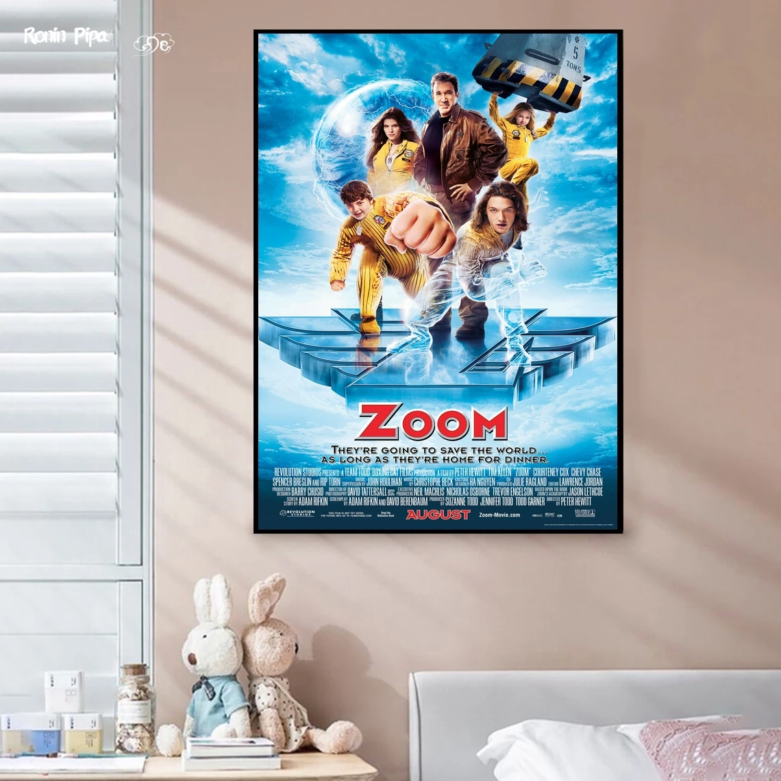 Zoom Classic Movie Poster Art Print Canvas Painting Wall Pictures Living Room Home Decor (No Frame)