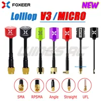 Upgraded Version Foxeer Antenna MICRO Lollipop V4 / V3 FPV Antenna 5.8G 2.3Dbi Omni RHCP SMA RPSMA UFL MMCX For FPV Racing Drone