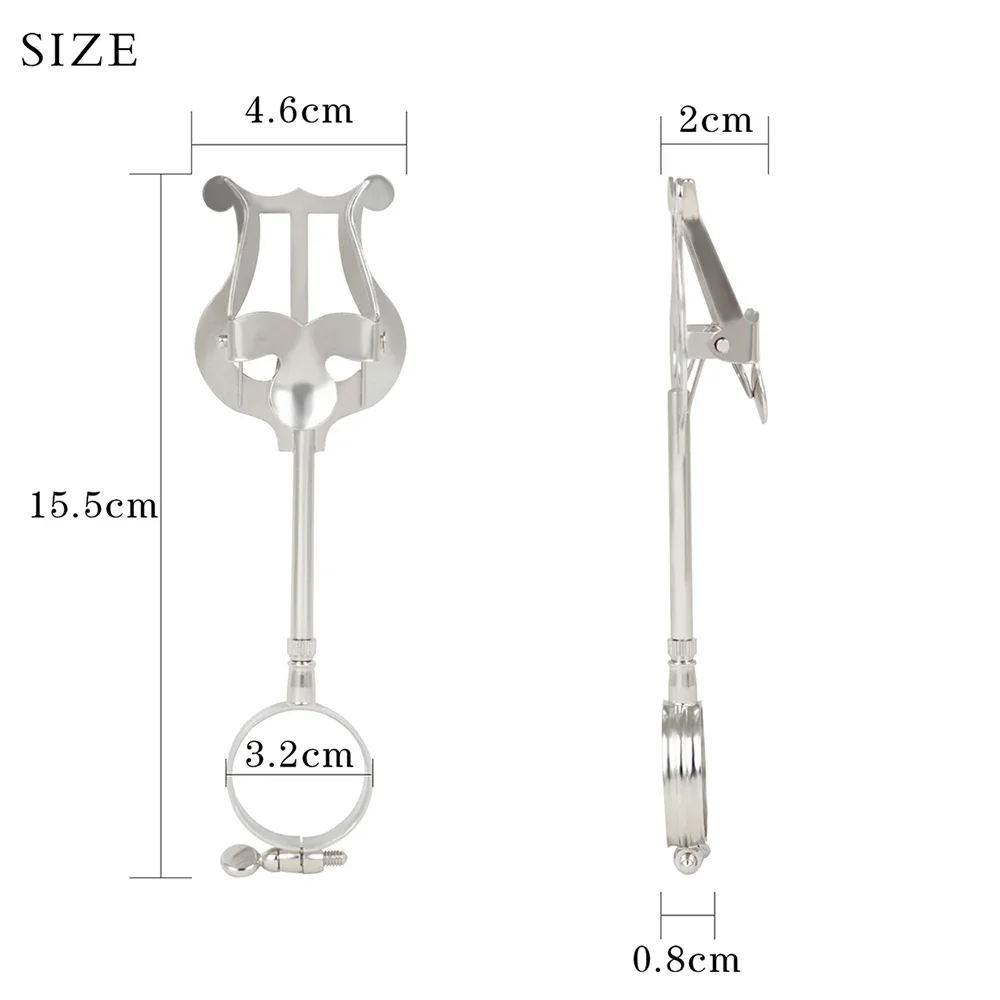 SLADE Clarinet Marching Band Holder Sheet Music Lyre Clip Portable Metal Clarinet Stand Woodwind Instrument Parts & Accessories