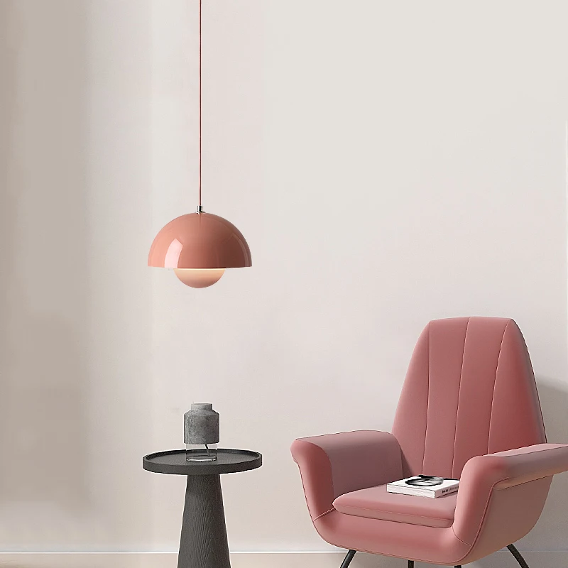 

Multi-colored dining room pendant lights bedroom led light Nordic bedside chandelier lighting modern home decoration light