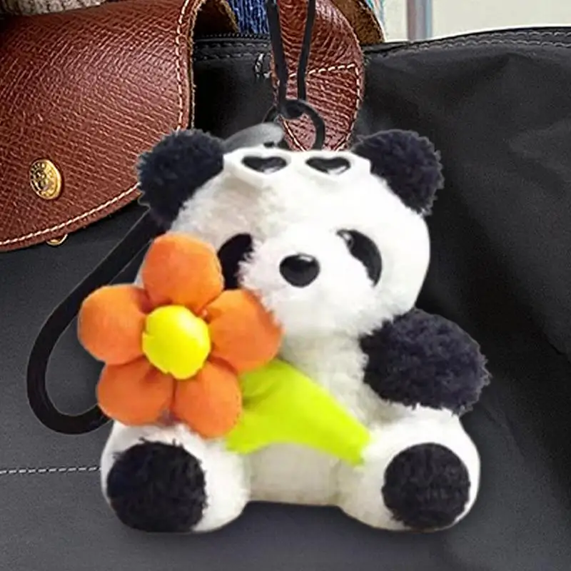 Breloczek do kluczy Panda Plush Panda Breloczek do kluczy Cute Panda Breloczek do kluczy Plush Panda Breloczek do torebki dla przyjaciół Rodzinna torba lub breloczek do kluczy