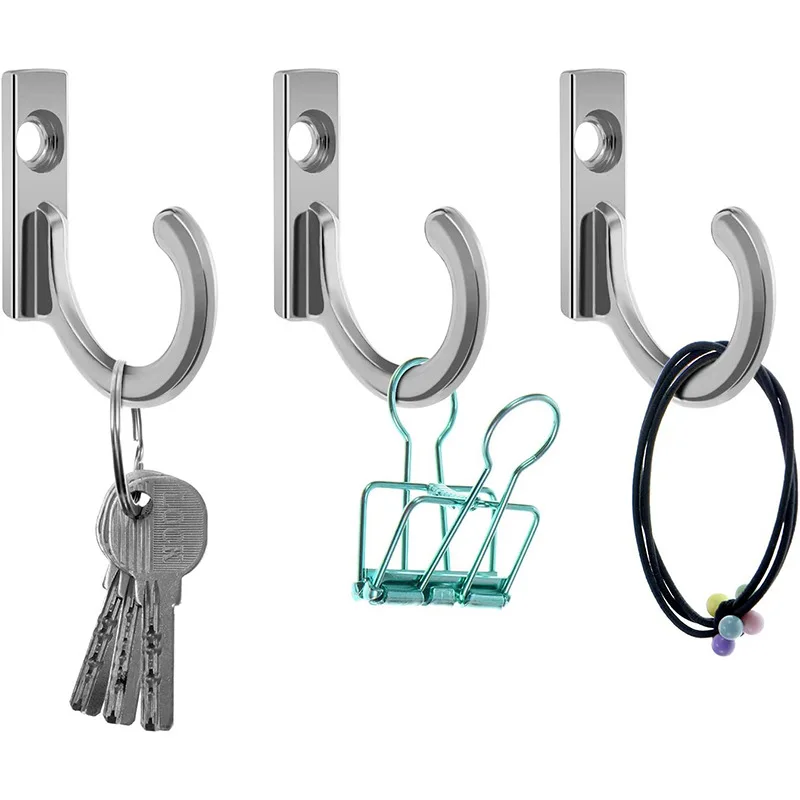 خطاف حائط بمخلب واحد مصنوع من سبائك الزنك للتعليق للقبعات والمناشف والمفاتيح والأوشحة والمجوهرات المناسبة للتنظيم المنزلي
