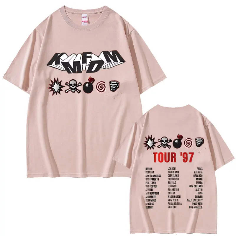 Rock Band Kmfdm Tour 97 Graphic T Shirts Men Women Vintage Gothic