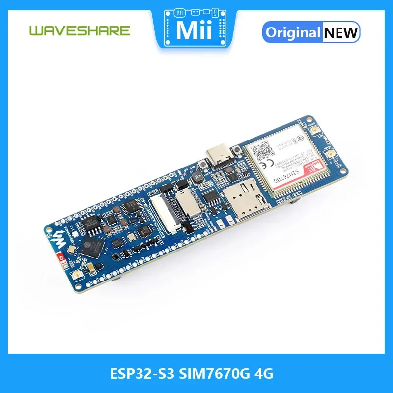 Imagem -02 - Placa de Desenvolvimento 4g Lte Cat1 Wi-fi Bluetooth Suporte ao Posicionamento Gnss Cobertura Global Multi Band Esp32-s3 Sim7670g