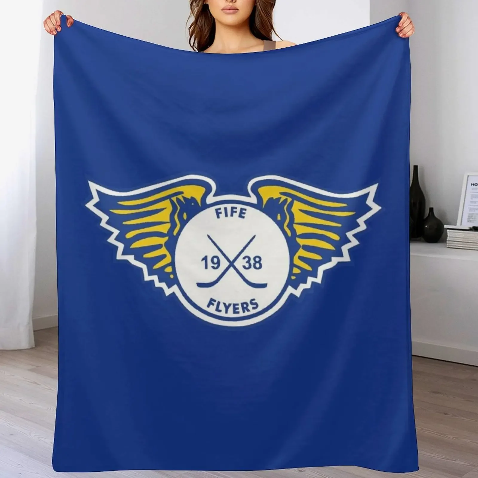 

Fife Flyers hocckey Throw Blanket Plaid on the sofa Softest Blankets Sofas Of Decoration Plush Blankets