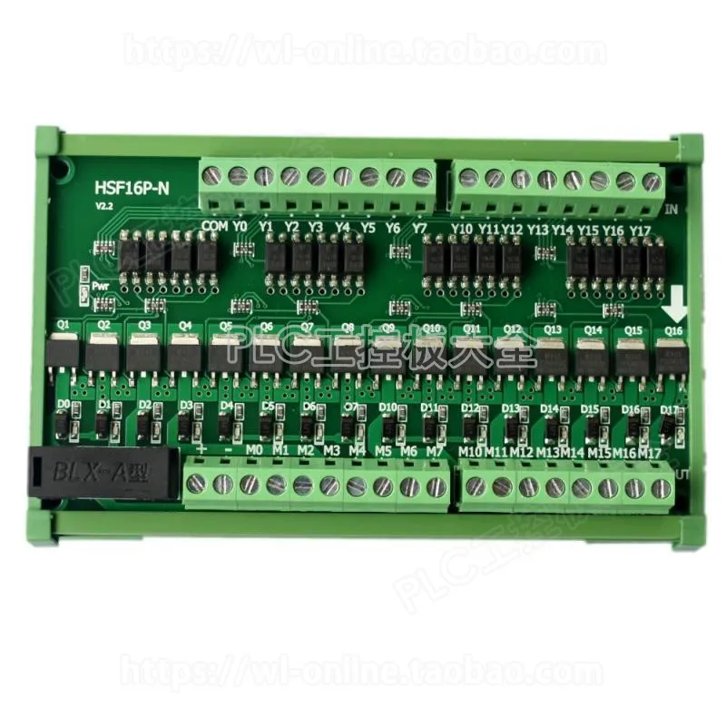 16 PLC Output Power Amplification Module IO Relay Board Protection Board Solenoid Valve Drive Solid-state Relay