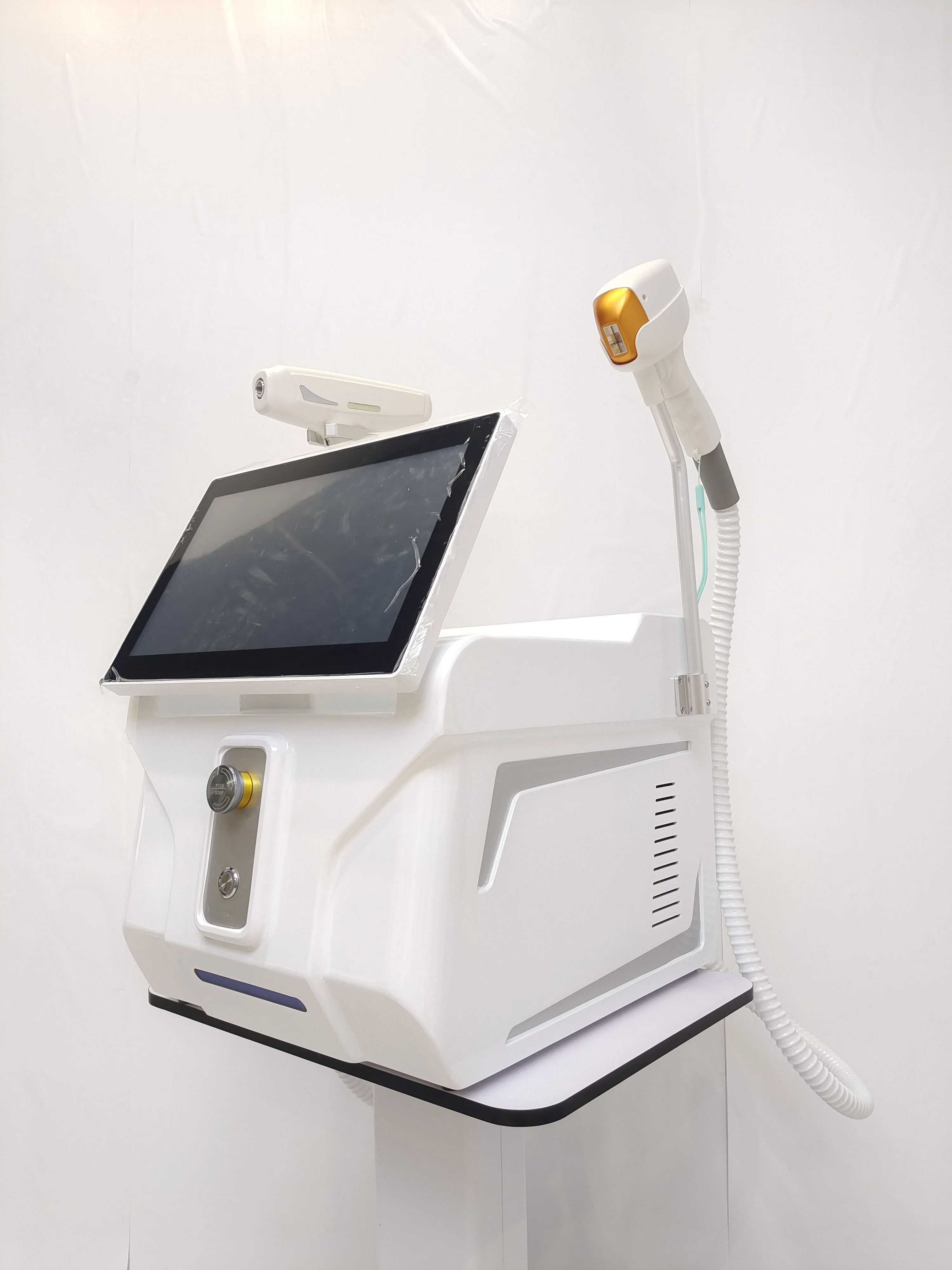 2IN1 Professional 4000W Soprano Diode Ice Titanium Laser Body Hair Removal Machine 808nm 4 Waves pico laser Permanent CE Woman