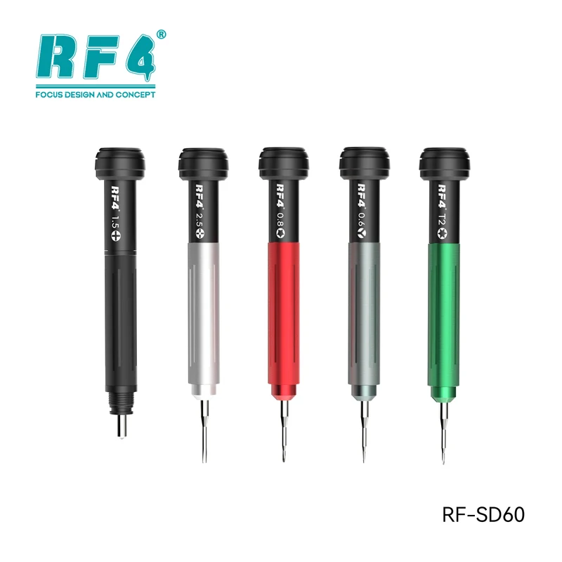 RF4 RF-SD60 Screwdriver & Glass Breaker Pen for Mobile Phone Anti-slip Disassemble Back Glass Camera Repair Tools