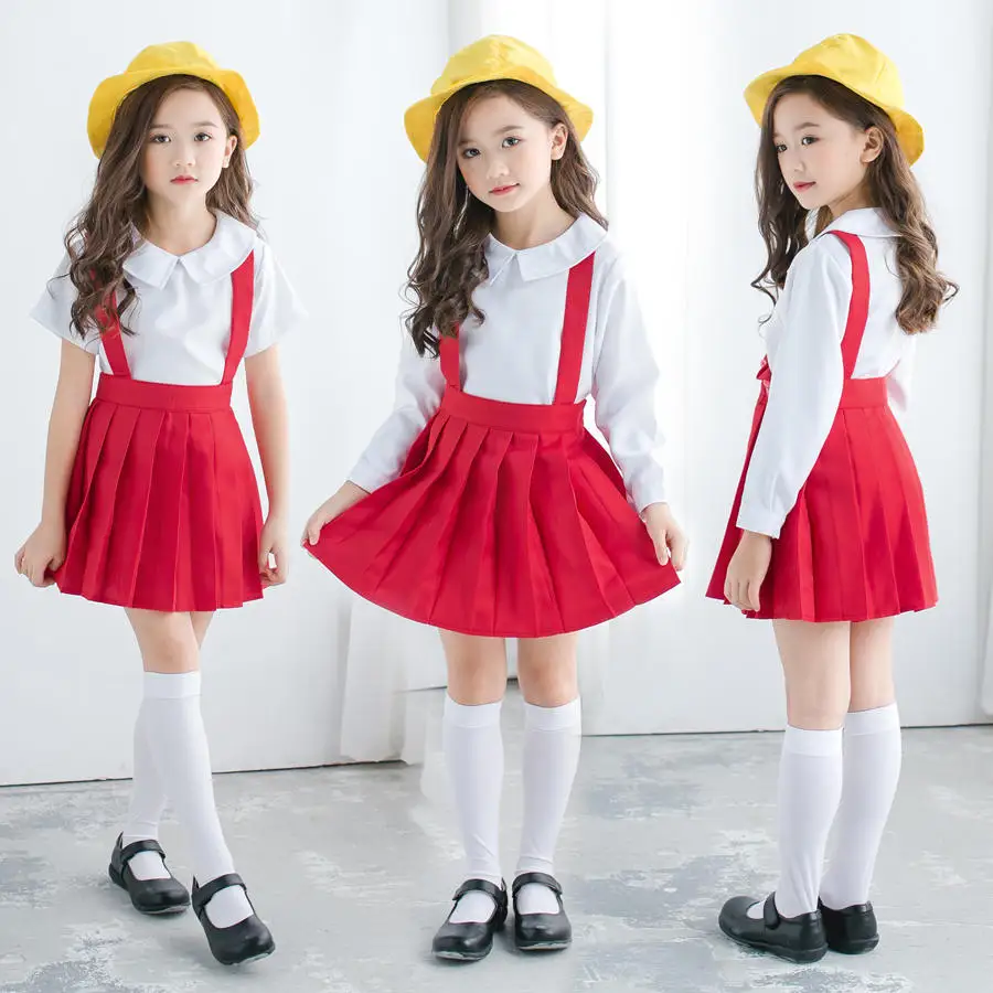 

Japanese Cherry Maruko Cosplay Children's Clothing Children's Clothing Skirt Anime Cos Girls Clothes Student Uniform
