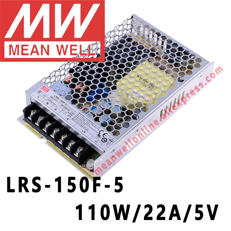 Mean Well LRS-150F-5V/12/15/24/36/48 meanwell 85-264V Input Switching Power Supply AC/DC 150W Single Output