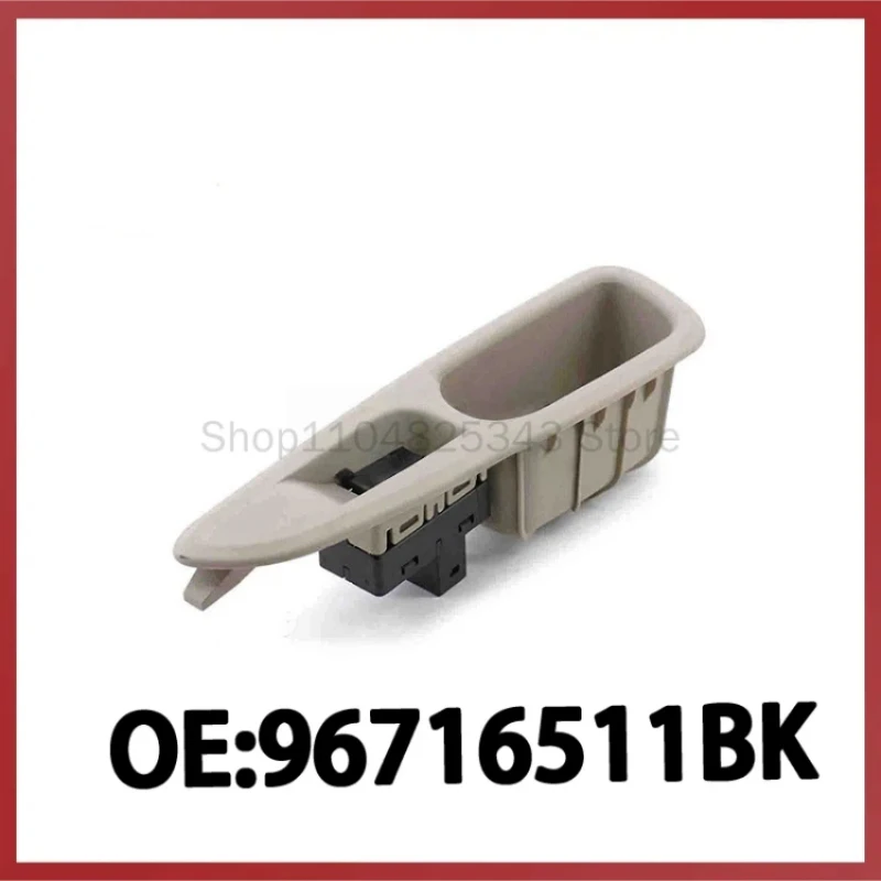 96716511BK for Peugeot 408 Car Left Rear Glass Regulator Switch Power Window Control Switch