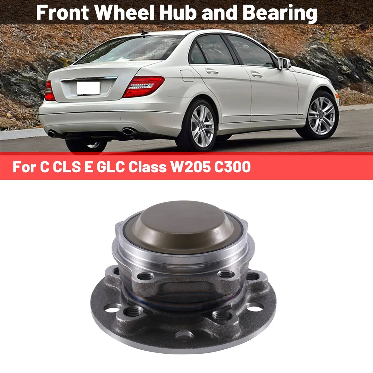 Hub roda depan mobil 2053340400 dan bantalan untuk 2053340200 C E GLC kelas W205 C300