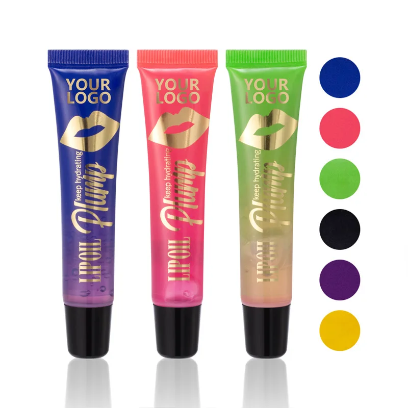 زيت شفاه متغير اللون، ملمع شفاه مرطب شفاف، مرطب مقاوم للماء، بلسم شفاه يدوم طويلاً، لمسة نهائية لامعة #3