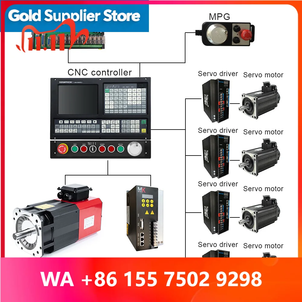 Hot Sale Complete CNC Kits 4 Axis Cnc Controller Unit Cnc Kit For Lathe And Turning hine