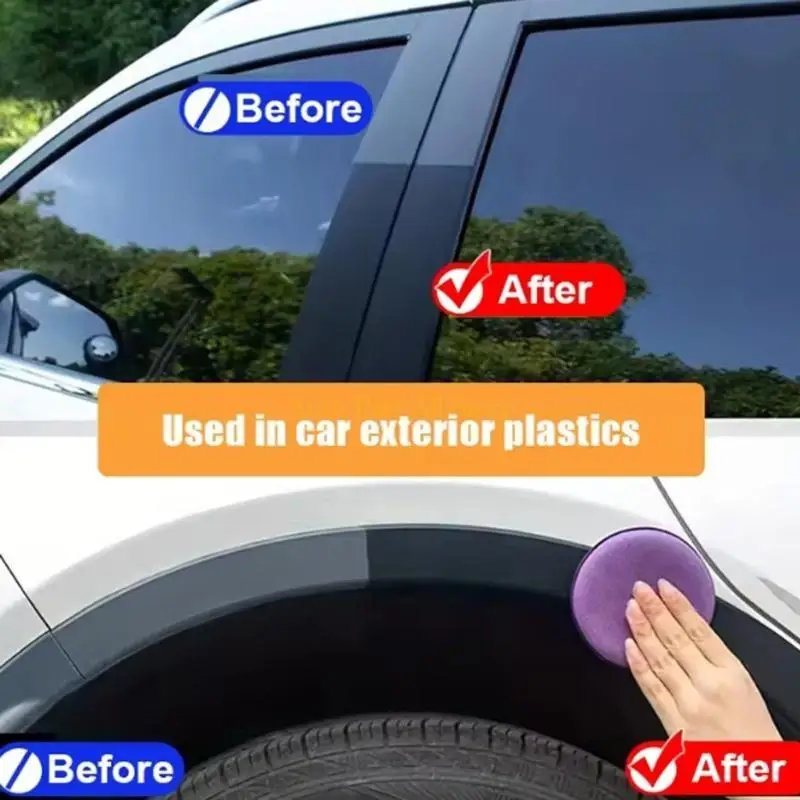 J0MA 50 мл/100 мл автомобильное пластиковое покрытие, восстанавливающее средство для полировки автомобиля