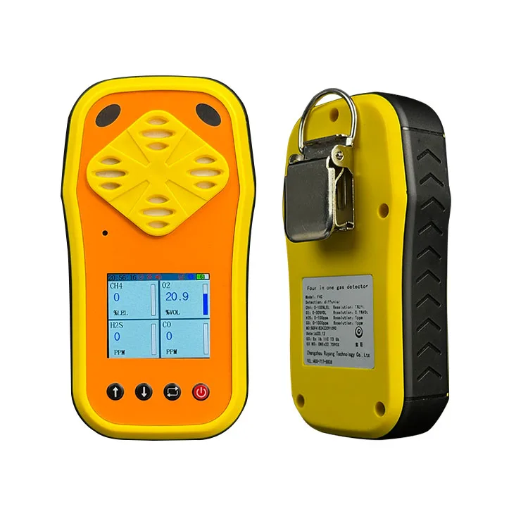 Ruyang F40 Wholesale Price Multi Gas Analyzer IP68 Portable Four-in-One Multi Gas Detector With Brand Sensor CO/H2S/CH4/H2