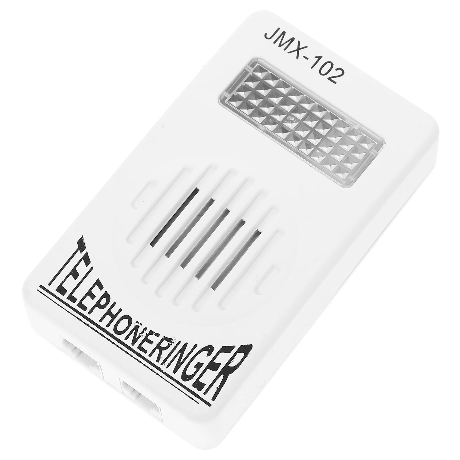 

White Telephone Ringer Landlines Ring Amplifier Device for Elderly Adjustable Volume Boost Home Phone Louder Clear Ringtones