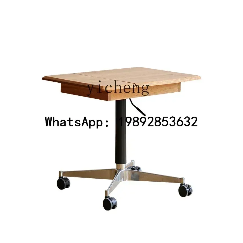 

X6 solid wood lifting desk workbench removable office computer desk bedside table sofa side table