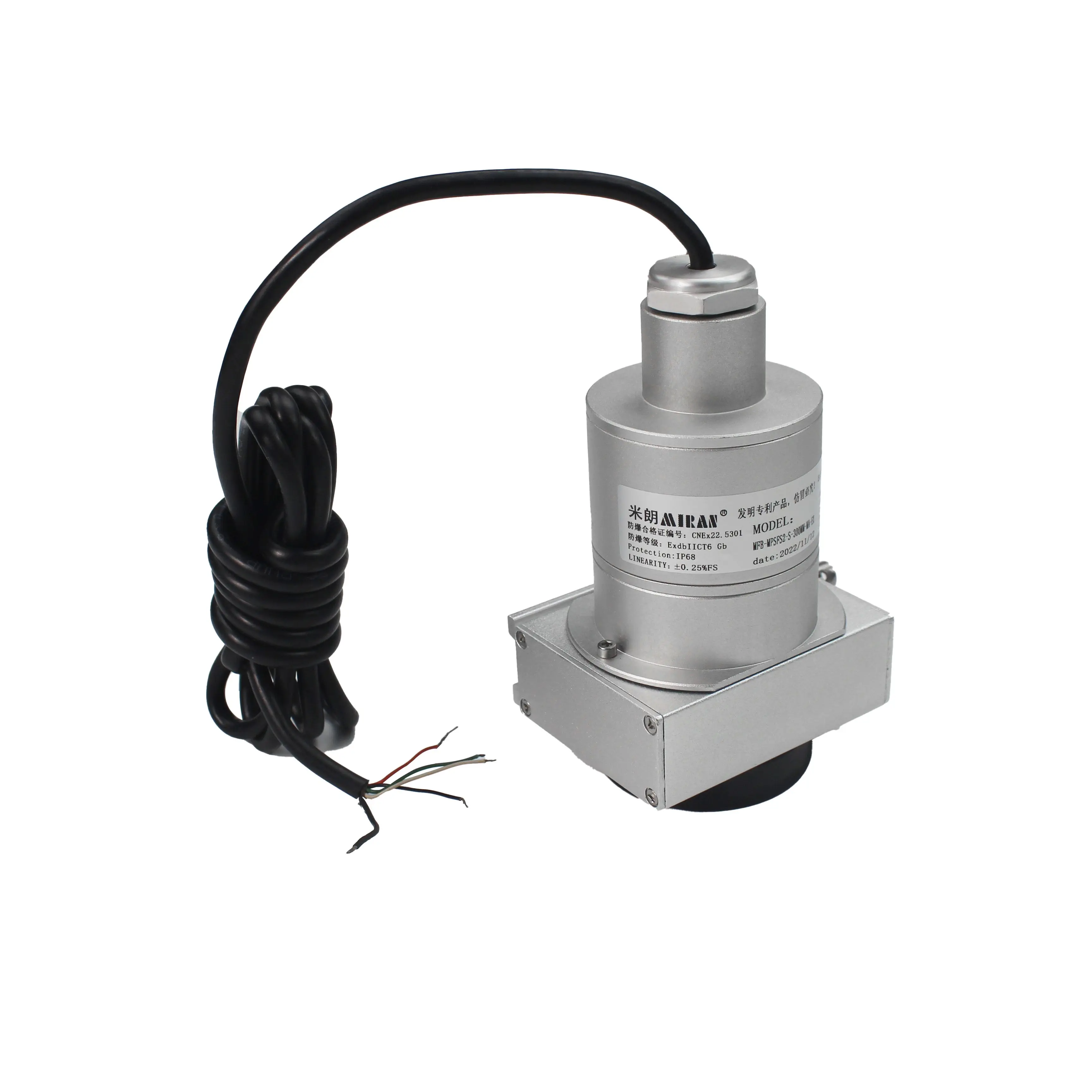 Miran Explosionproof Draw Wire Sensor MFB-MPSFS2-S-EX Draw Wire Potentiometer Ruler 4-20mA Output