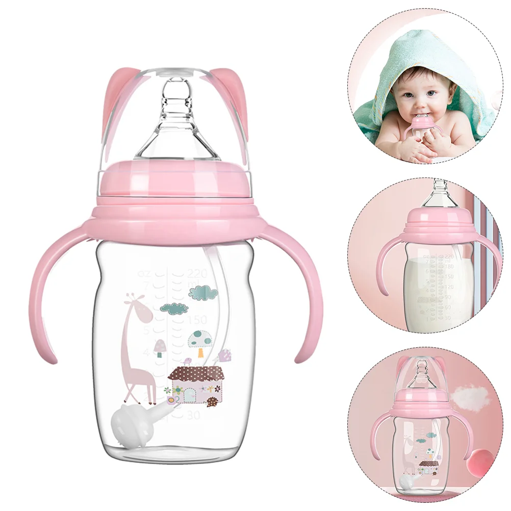

Straw Bottle Ant Water Feeding Cup Baby Toddler Milk Drinking Kids Portable Gift Newborn