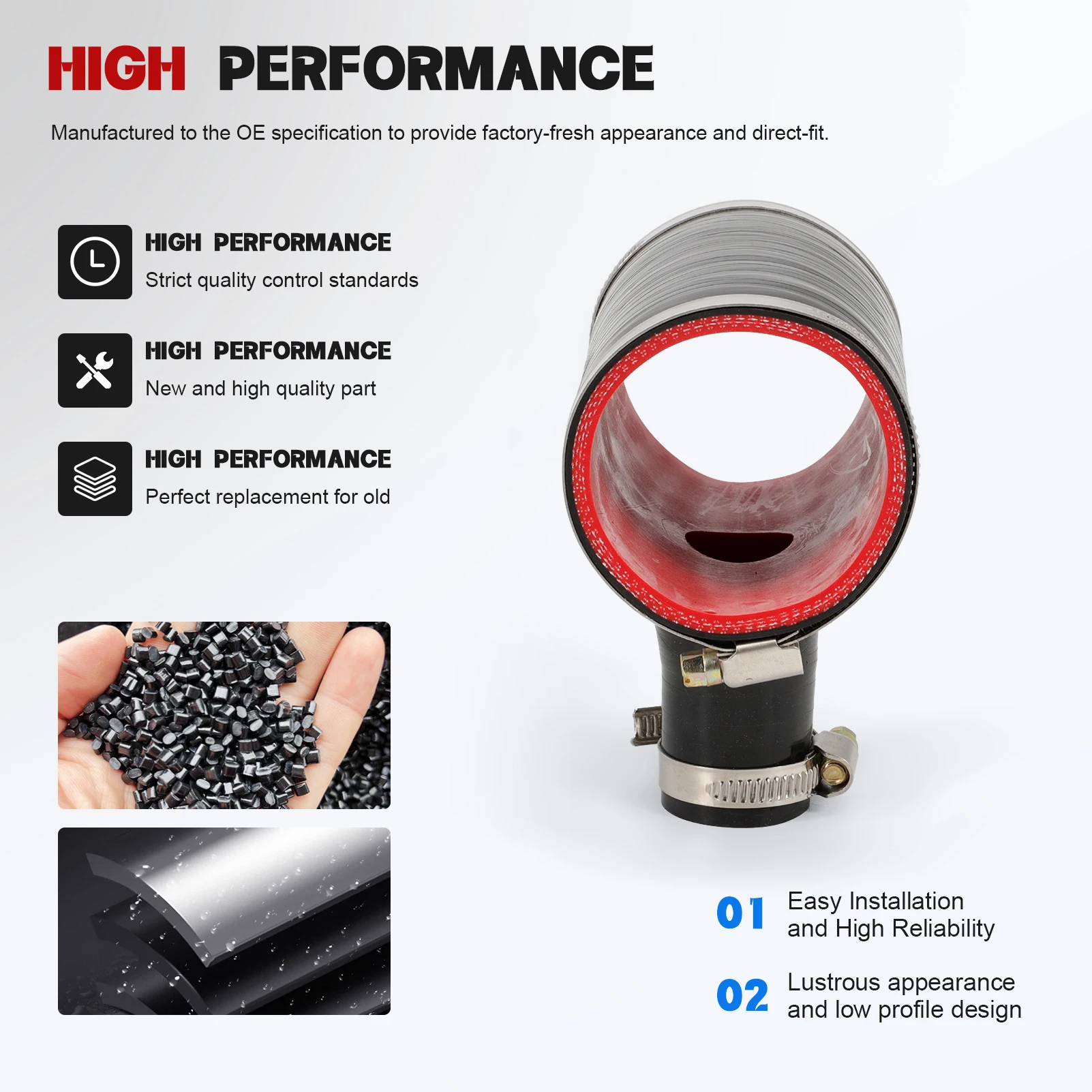 

Воздушный шланг двигателя, впускной шланг A6420908237 для Mercedes-Benz W203 W204 W211 W461 W463, ремонтный комплект 6420908237