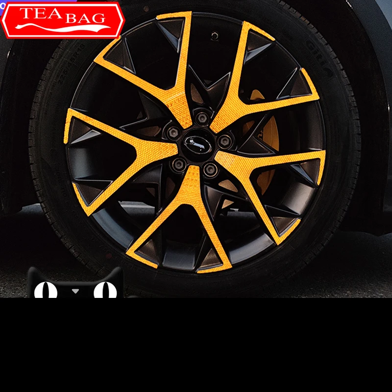 

For Trumpchi GAC Empow R 2022-2024 Car Styling Wheel Hub Decoration Sticker Decal Reflective Stickers Auto Modified Accessories
