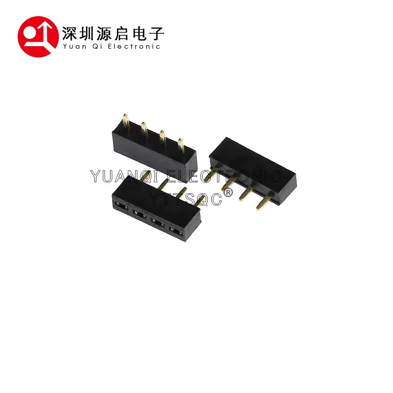 10pcs 2.54mm Ph3.5 Short Profile Single Row Straight 1x3/4/5/6/7/8/9/10/12/20/40P Rohs Gold Pcb Male Female Pin Header Connector